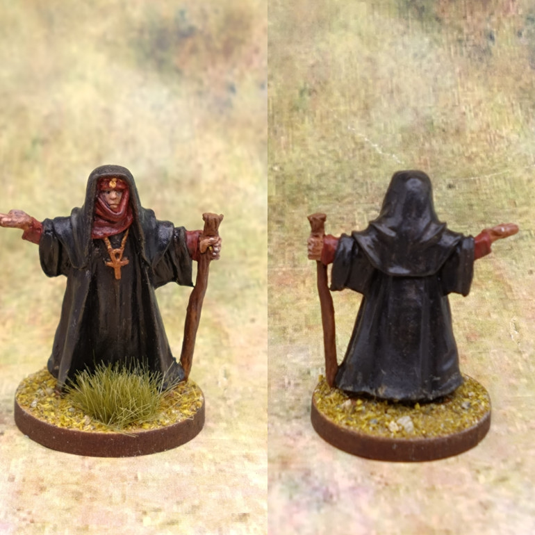 Will try to tone down the shine on this model with a layer of watered down PVA or anti shine varnish.