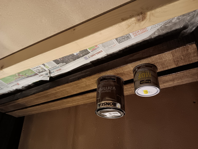 The Varnish I used - No idea why its upside down, was right way up on the saved image.