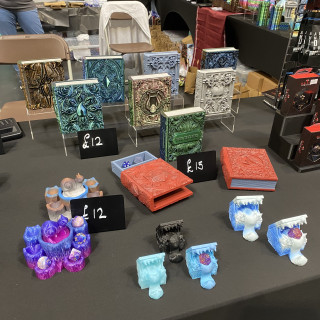 Crafted Campaigns 3D printed terrain is preventing us from doing any work | Stand 2-881