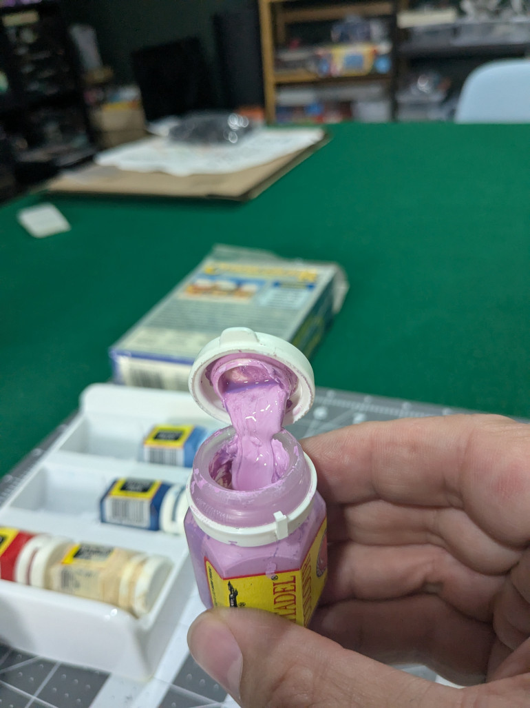 Tentacle Pink still looks suitably slimy at least