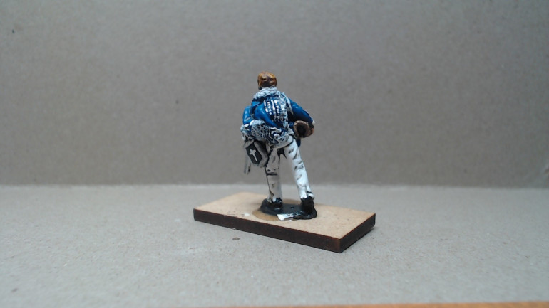 I'm imagining all those buttons on the Pelisse are pure silver as is the lining of the sabretache, perfect for dazzling vampires and werewolves