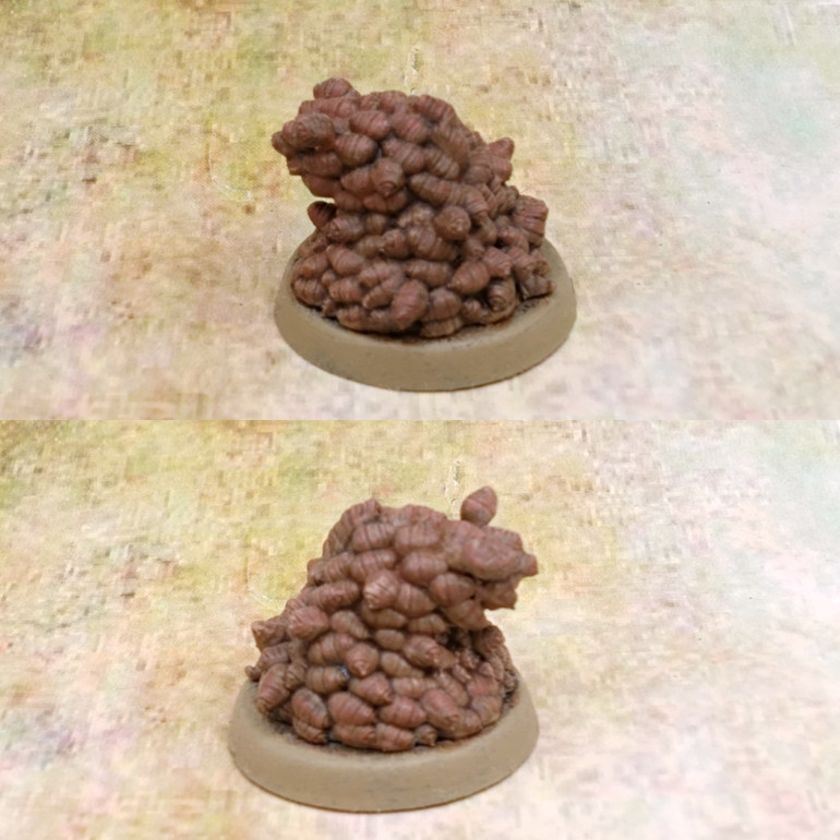 I might try to find some scarabs or beetles as a swarm, but these grubs were cheap at Only-Games and think they will proxy as a grim swarm if I can't find something at a price I am happy with.