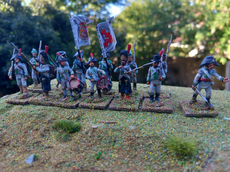 Line infantry Center company