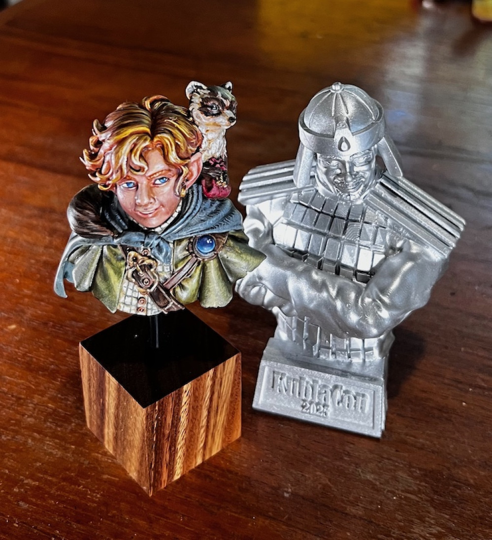 144Artist Tries His Hand at Painting a Halfling Bust