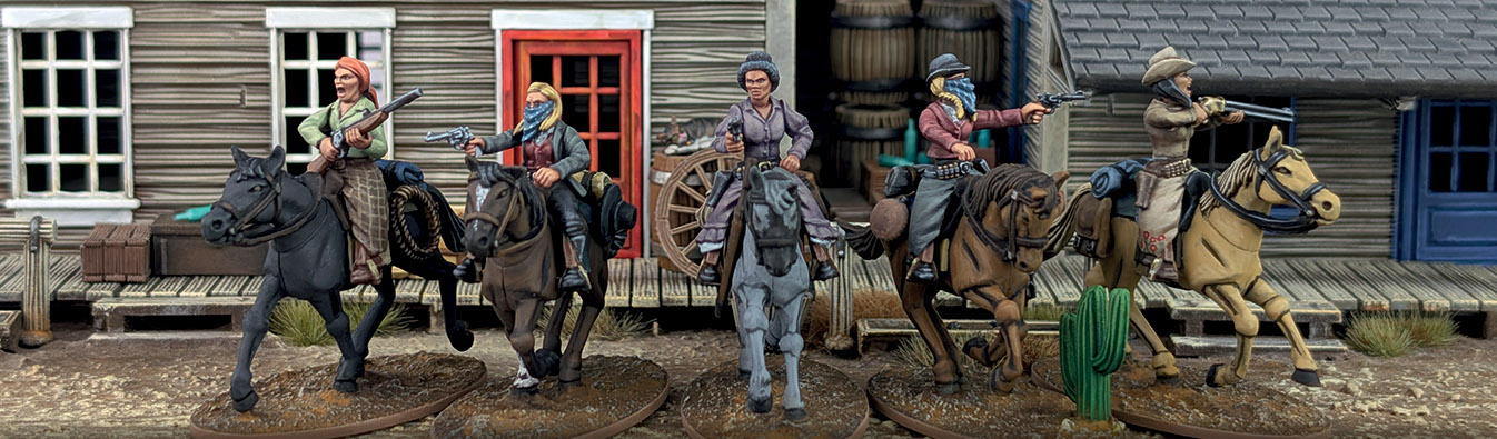 Mounted Gunfighters II Miniatures - Dead Mans Hand