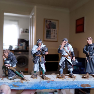 Templars, Monks and Priest Painted