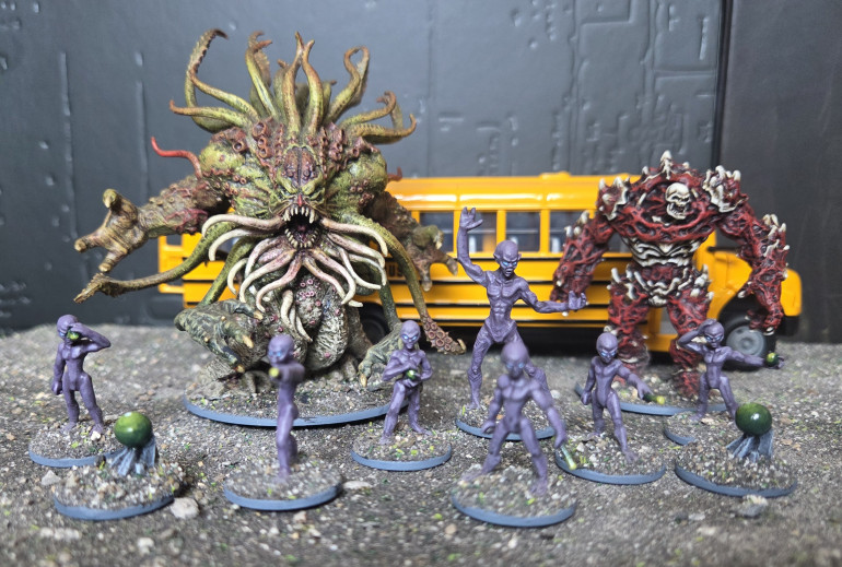 First group of models I painted/repurposed. Chosen as I thought they would be fairly quick and easy.