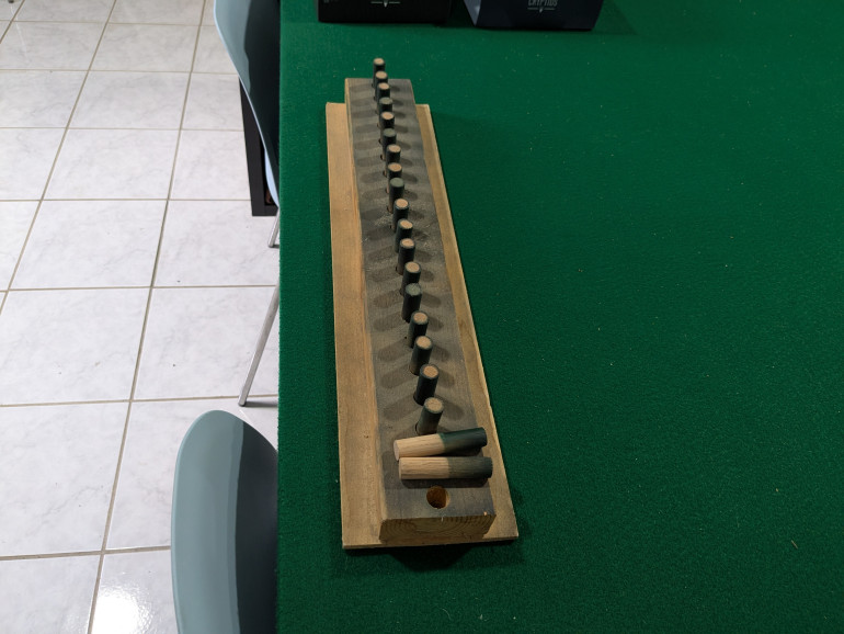 Painting Jig with some dowels removed