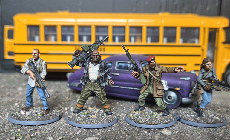 The guy with the beret is probably going to be a leader. I will be using photos of the individual models on their stat cards. 