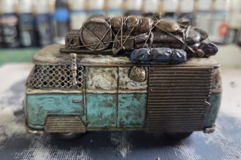 Van as painted 15 years ago, not much left to be done. Why did I leave it so long.......