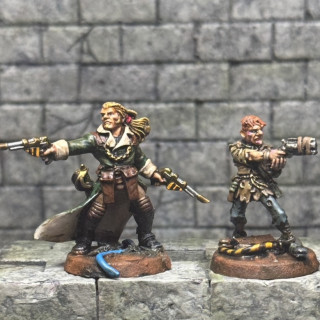 Kal Jerico & Scabs plus some underhive creatures