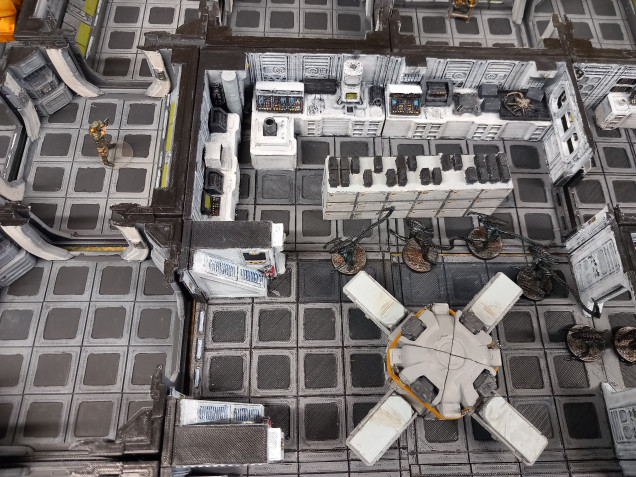 Voce sends her squad ahead but with the worse rolls ever they miss all their targets and she watches them get torn apart one by one. Last woman standing she hears the drop ship leave without her. They won't be back for three turns. Unfortunately she is Wounded by the surrounding aliens as the game ends. In my head cannon Sgt Beck returns with his squad and rescues her. She will opens one game in recovery. Beck will also have to spend the next mission in the bright for disobeying orders to rescue his friend. It will be up to Lt Armstrong to investigate Coney operations centre. Either two replacement characters.