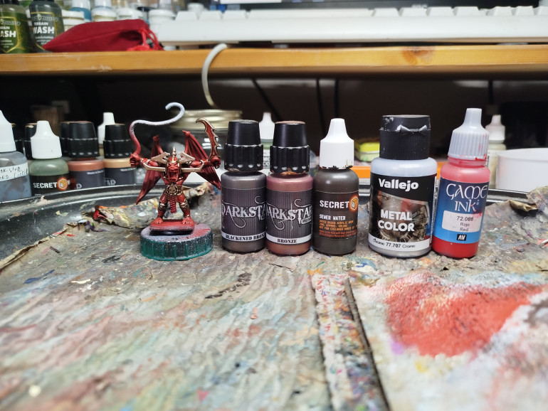 Red flesh and bronze armour are all done