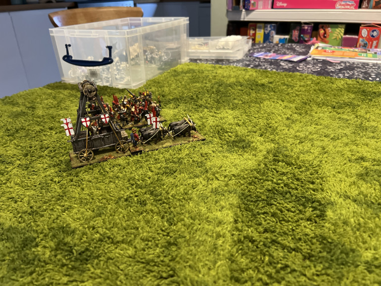 This is a 2 metre by 1 metre piece of soft fabric that has soft plastic green fibres captured in it. Similar to carpet but the backing is soft cotton/elastic fibres instead of hessian. It lays flat instantly and looks good to the eye in terms of colour. It’s a touch long however. Which is mildly annoying.