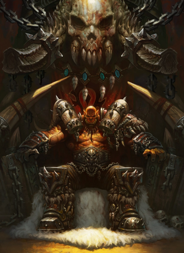 Garrosh served as inspiration for my Brickbat. Not a favourite character of Mine from the horde but a cool looking one, that's for sure. Plus being Grom Hellscreams son does give him some points.
