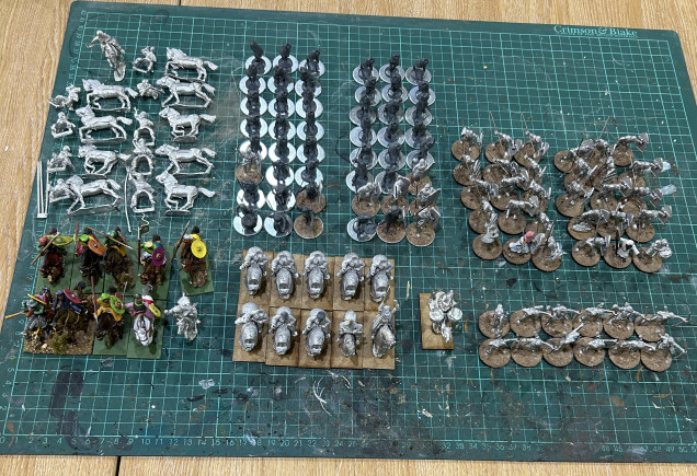 Finished Savannah Knights and army complete :)