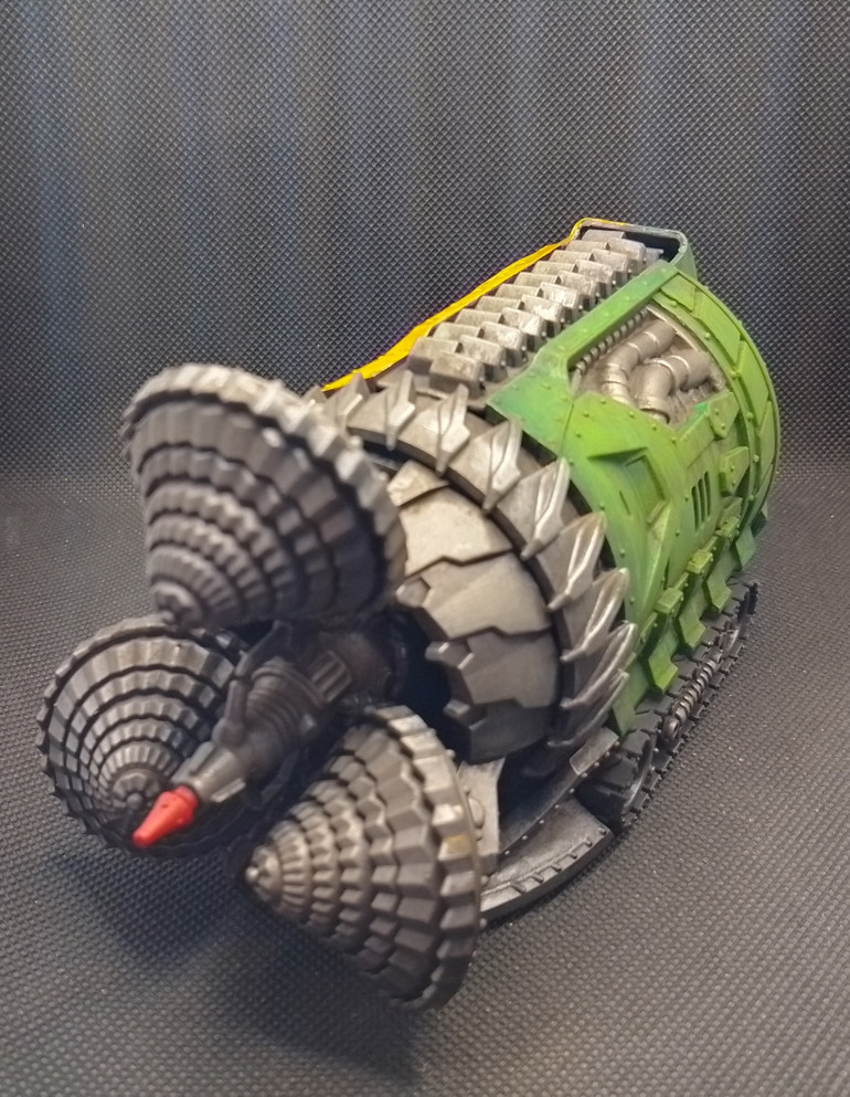 All the cool squats have a swish ride, these chaps get a termite. I was not going to pay gw prices but Mantic make a great termitey vehicle that looks the part and was a super easy kiyt to build.