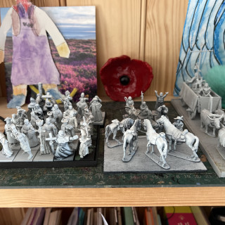 Next wave of zealots. Might add a ducking stool and some witches in a jail wagon.