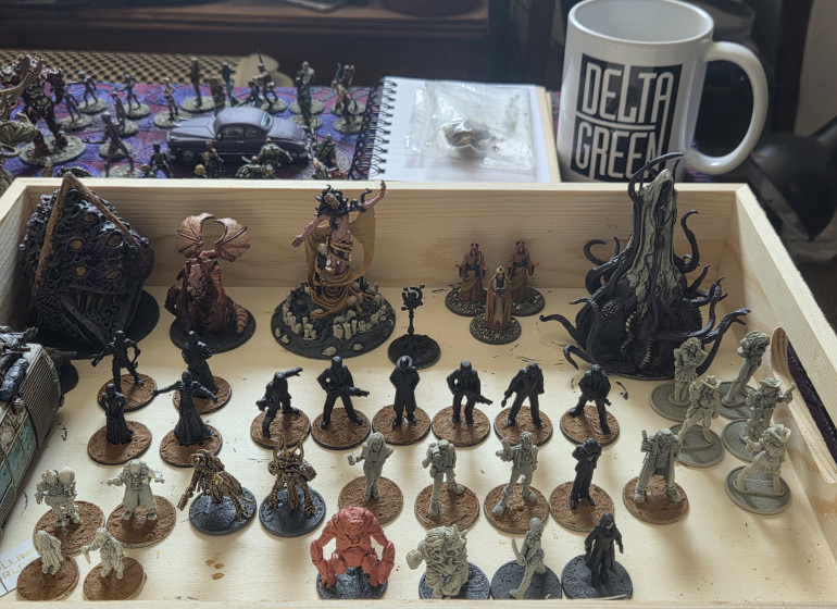 Even though I will finish this box of old miniatures, I have become inspired and either appropriated or purchased some more models.