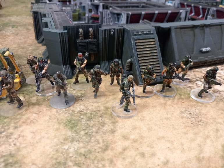 Armstrong undertook some marksman training before joining Brammer and Hearson with their fire teams and Sgt back to the colonial marshals office to hit those breakerscin the computer room.