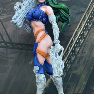 Practicing skin tones - model six