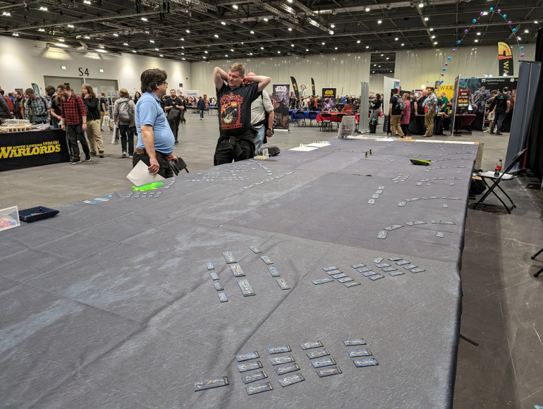 The Battle of Jutland Wargame by Yarkshire Game at Salute 51