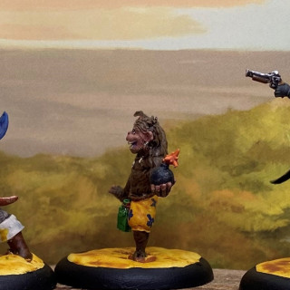 July painting competition - Moonstone black powder set