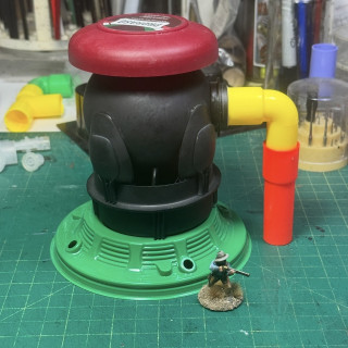 More Necromunda terrain.