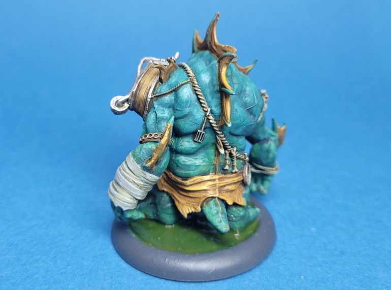 Another lovely model to finish. Based with a shallow pour of scenic swampy stuff.