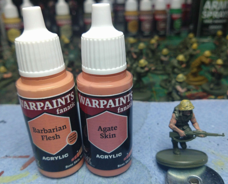 I wanted a ruddy tone for the skin to reflect the sunnier climate of the Pacific 