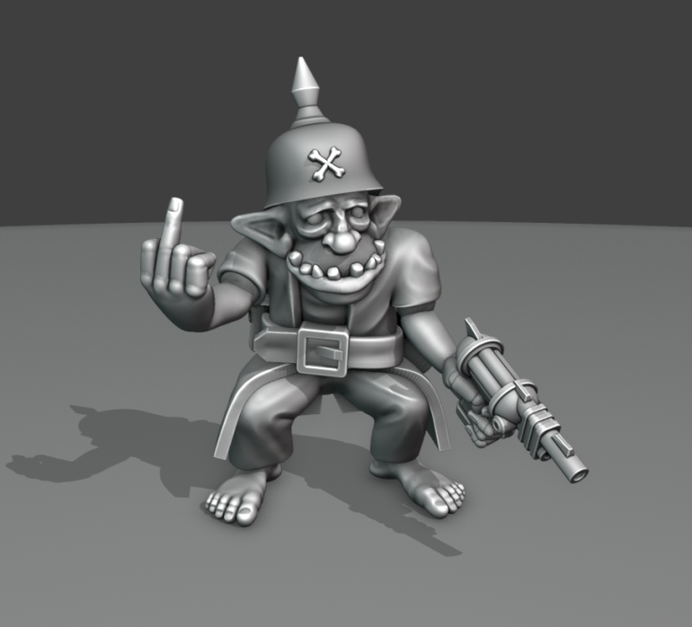 resculpt of a rushed mini.