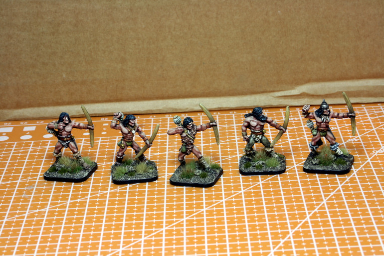 Also painted up the archer unit.