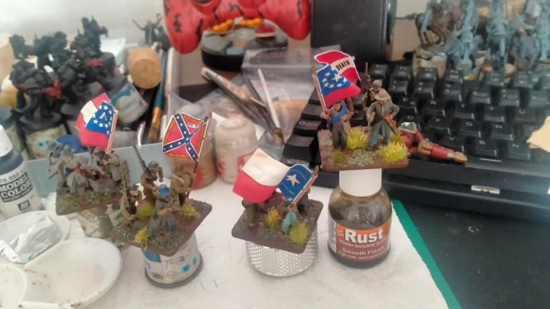 4 of my 5 regiments have been converted. I still need to purchase 2 more regiments to complete the Brigade.