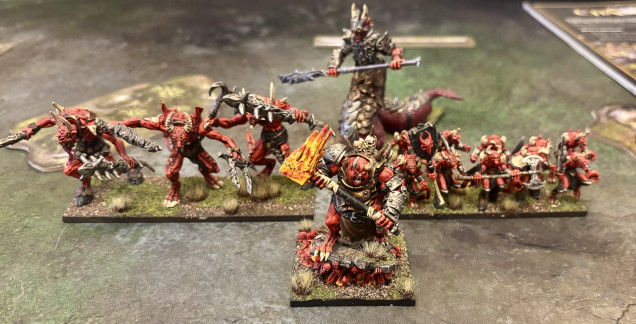 Having just painted the Basilean half of the starter box I thought it was only right to share the other half which was painted by my long suffering opponent @anderssen . These were done with speedpaints and lots of natural talent!