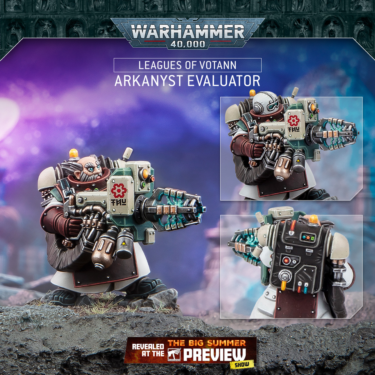 Warhammer 40k - Leagues Of Votann : Évaluateur Arkanyst - Miniature En Plastique à Assembler Et Peindre