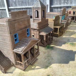 Western town, progress update