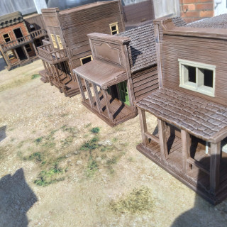 Western town, progress update