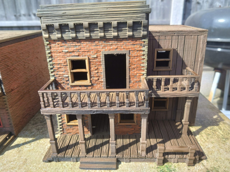 Western town, progress update