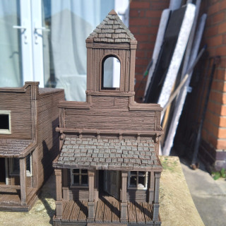 Western town, progress update