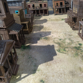 Western town, progress update