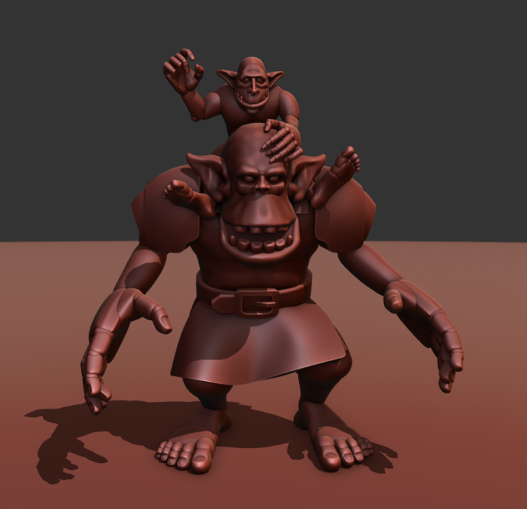 Early start on an Orktober mini.