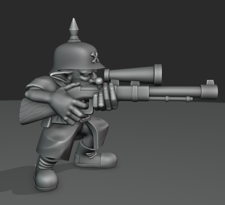 Finishing up the sniper today