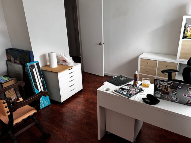 From the dining room toward the hallway door.