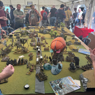 5 years work of fantasy soldiers and terrain making, BOYL 2025 participation game.