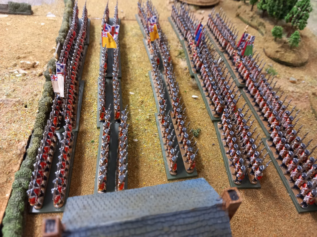 Completed standard redcoats