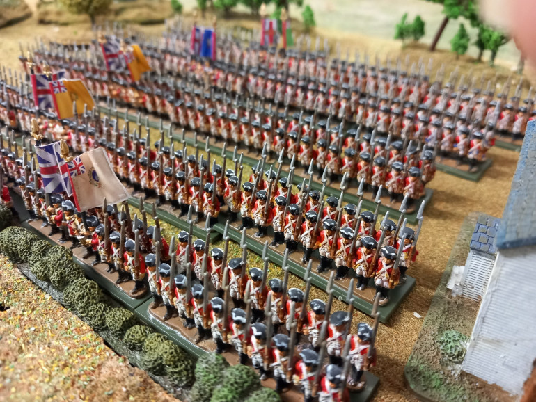 Completed standard redcoats
