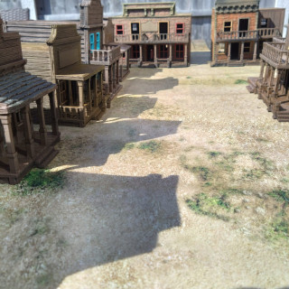 Western town, progress update