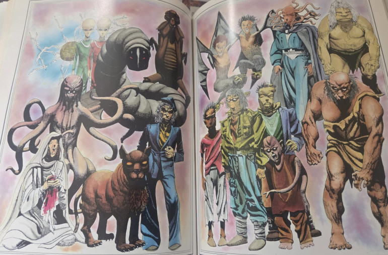 A selection of creatures from original book