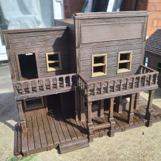 Western town, progress update