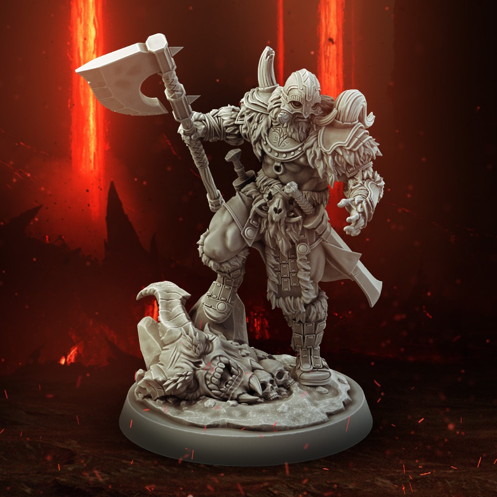 Barbarian Miniature - Diablo